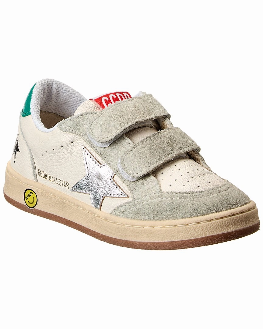 Lined interior Golden Goose Ball Star Leather & Suede Sneaker