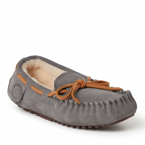 Premium Quality Fireside By Dearfoams Kid's Parke Genuine Shearling Moccasin