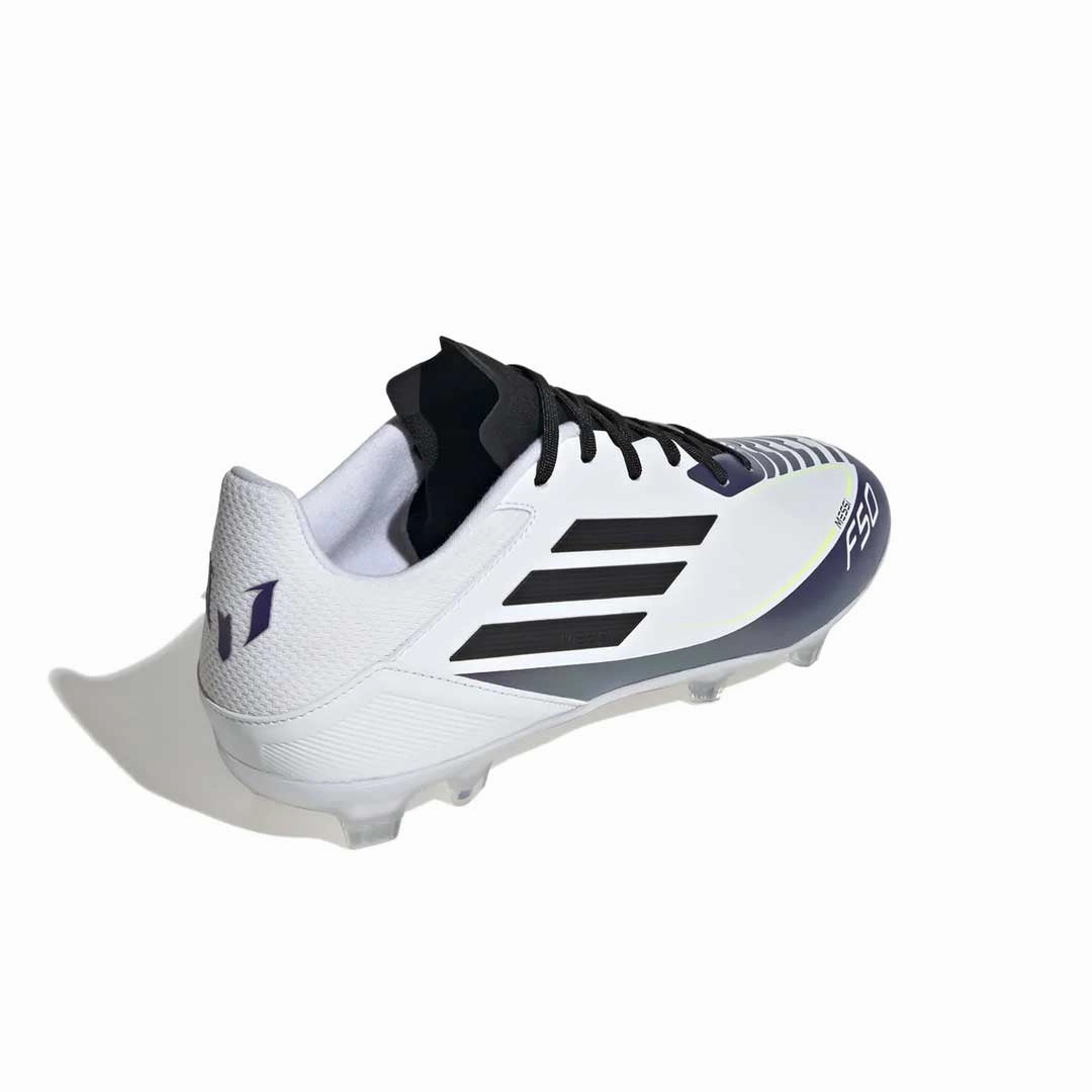 adidas - Unisex F50 League Messi Firm/Multi-Ground Soccer Cleats (IE9073) Target Lock Side Lock