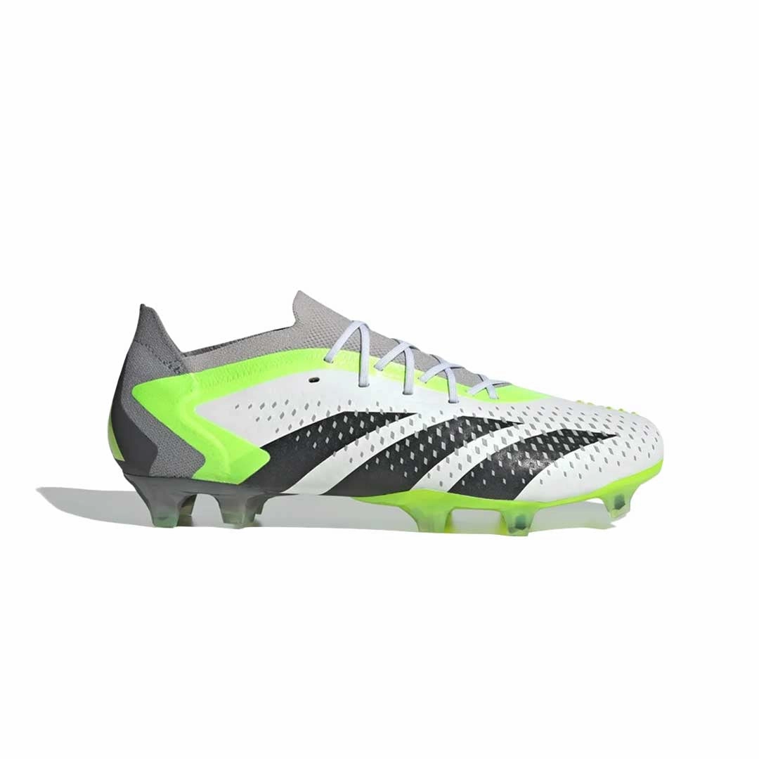 adidas - Unisex Predator Accuracy.1 Low Firm Ground Soccer Cleats (GZ0032) 3D Texture Sports equipment