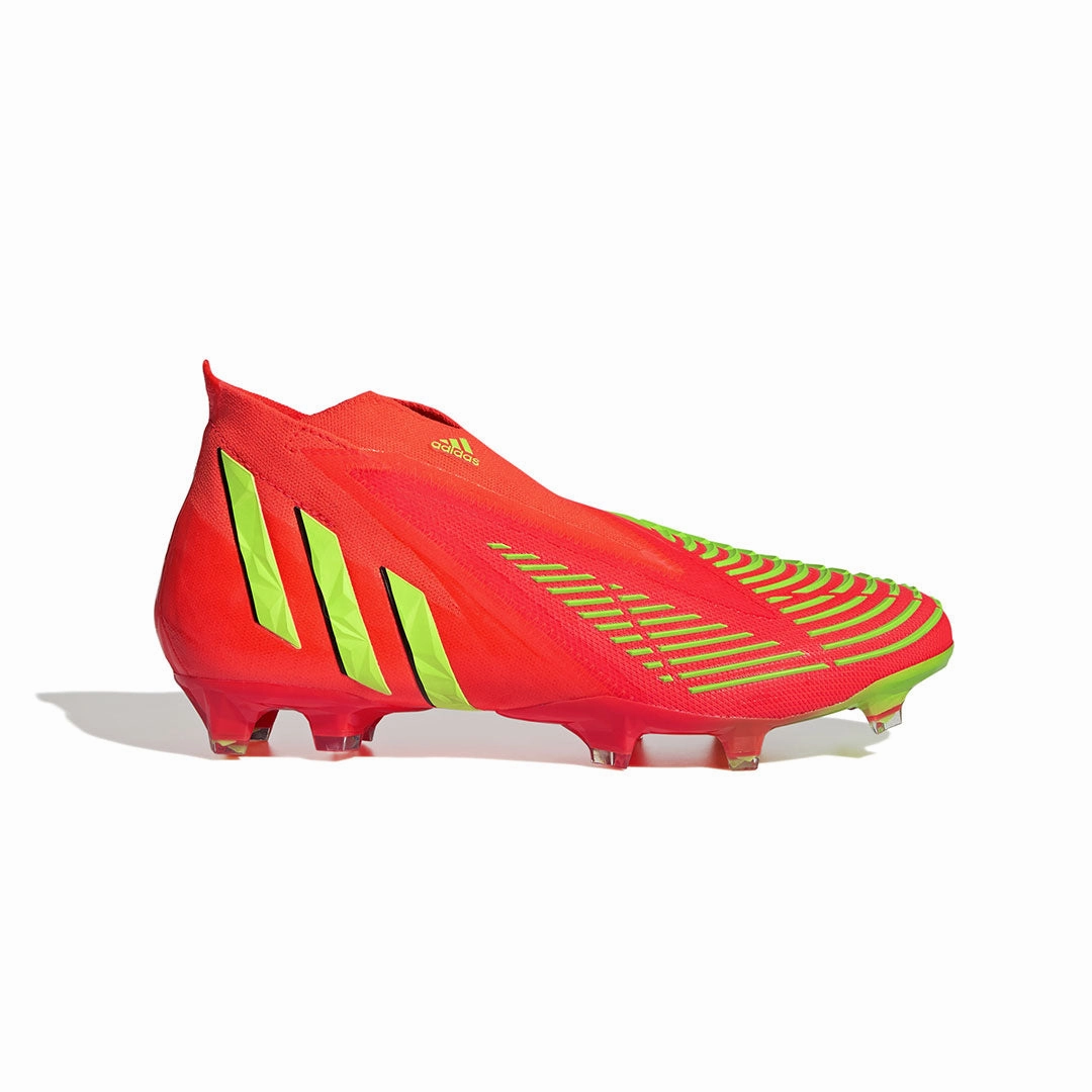 adidas - Unisex Predator Edge  Firm Ground Soccer Cleats (GW1039) Comfortable Footbed Wide Support
