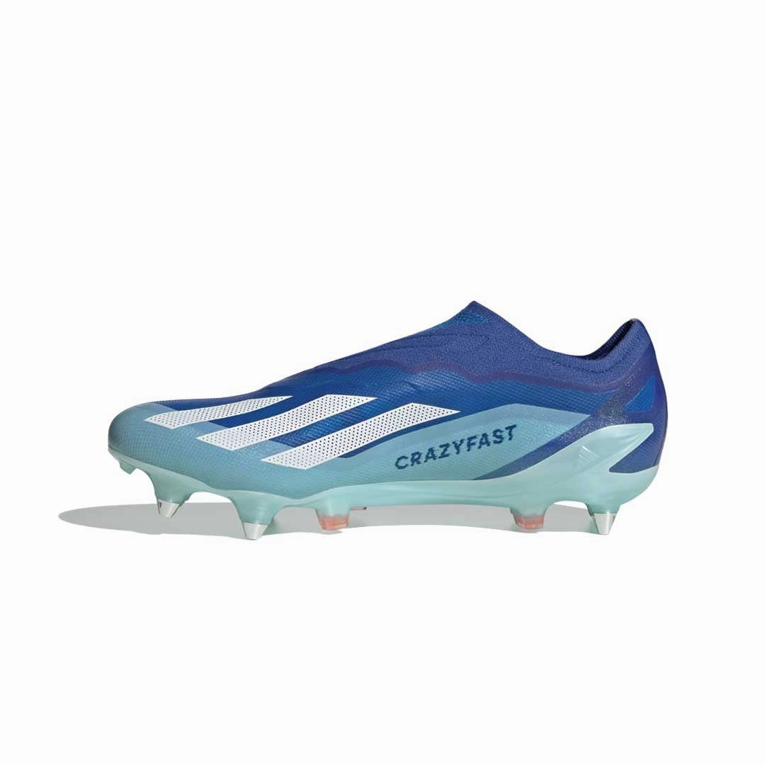 Stable Steps Club Match adidas - Unisex X Crazyfast.1 Laceless Soft Ground Soccer Cleats (IE6640)