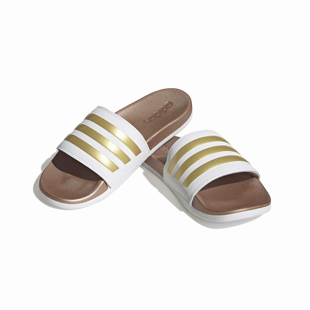 adidas - Women's Adilette Comfort Slides (H03618) Canvas Material Quick Entry
