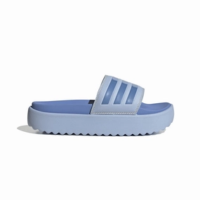 adidas - Women's Adilette Platform Slides (HQ6181) Look Sharp Pastel Soft