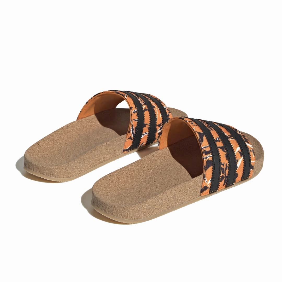 adidas - Women's Adilette Slides (IE7750) Poolside Look Canvas Material