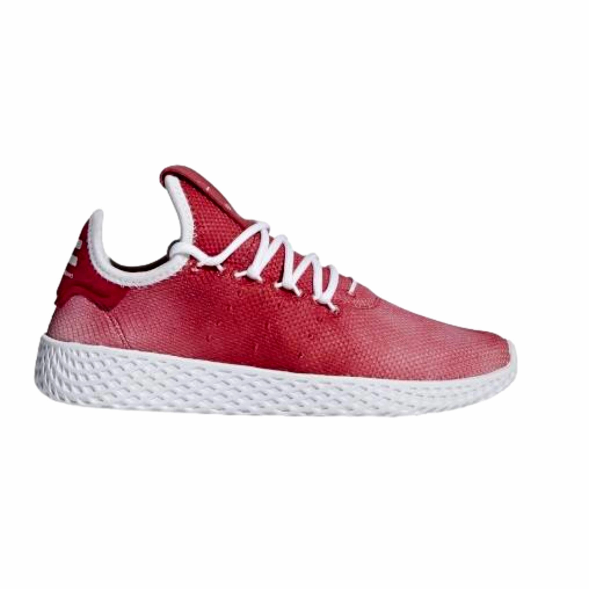 Adidas Pharrell Williams Tennis Hu Jr Scarlet/White-White  CQ2301 Men's Lightweight Outsole