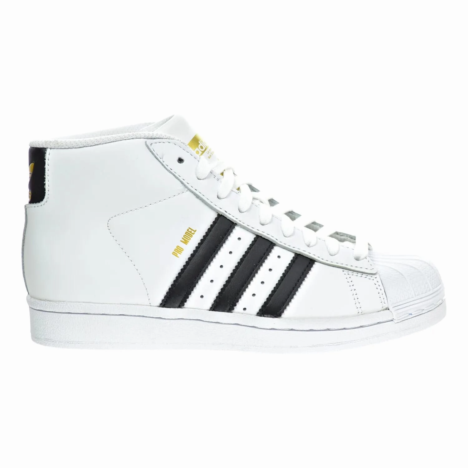 Adaptive Steps Adidas Pro Model Footwear White/Core Black-Footwear White  S85962 Grade-School