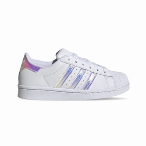 Adidas Superstar C White/White-White  FV3147 Pre-School Glam support