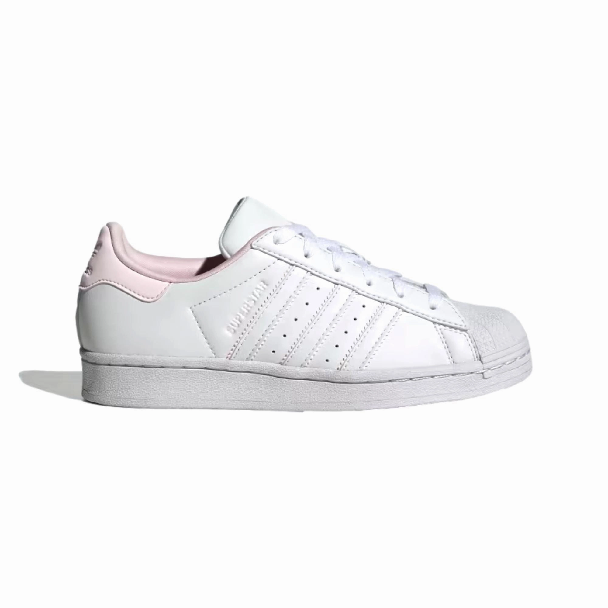 Adidas Superstar Cloud White / Cloud White / Clear Pink  IG0250 Grade-School Neutral Tone Options