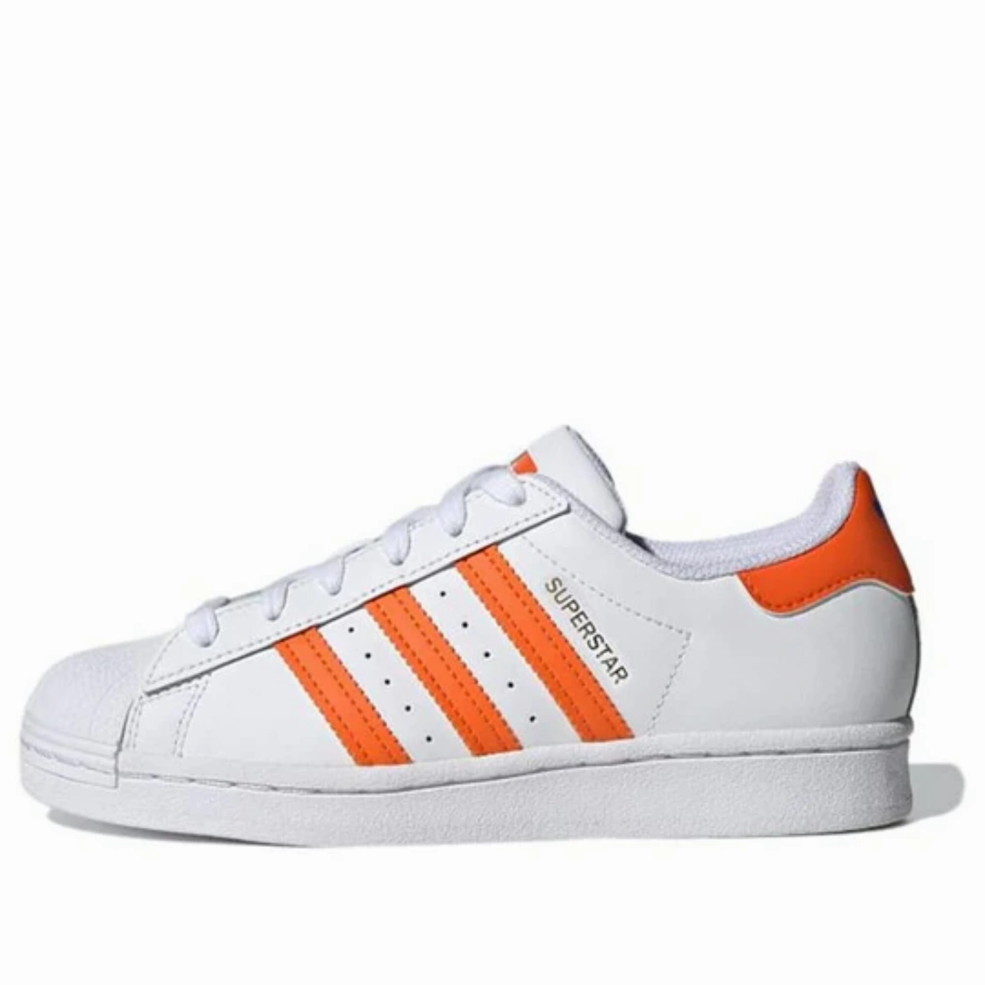 NonSlip Adidas Superstar J Footwear White/Blue-Gold Metallic  FZ0648 Grade-School