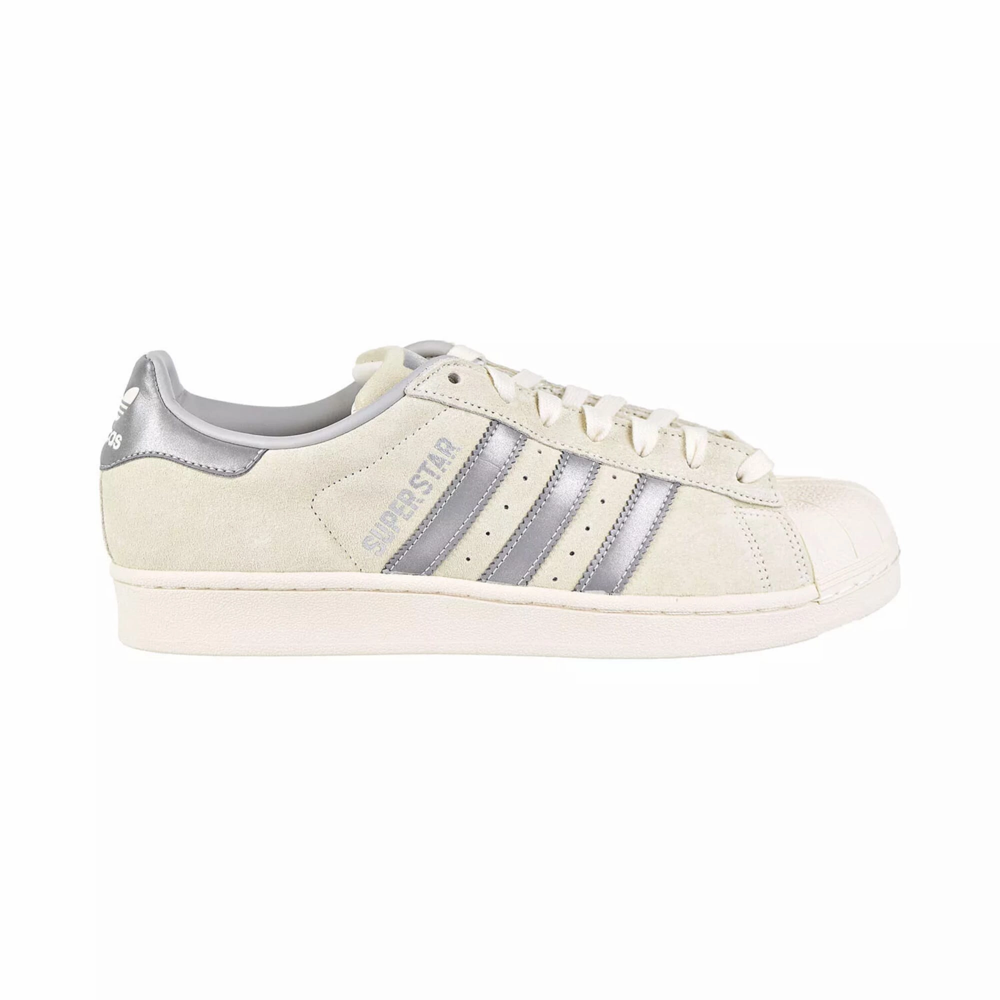 great flexibility beach running shoes Adidas Superstar Off-White/Grey  B41989 Men's