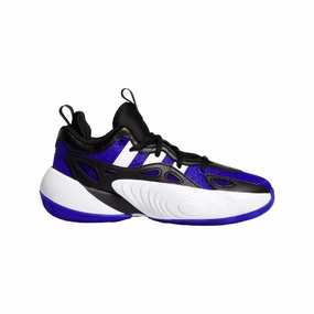 Ankle Lock Technology Track Support Adidas Trae Unlimited Lucid Blue / Black / White  IG6694 Grade-School