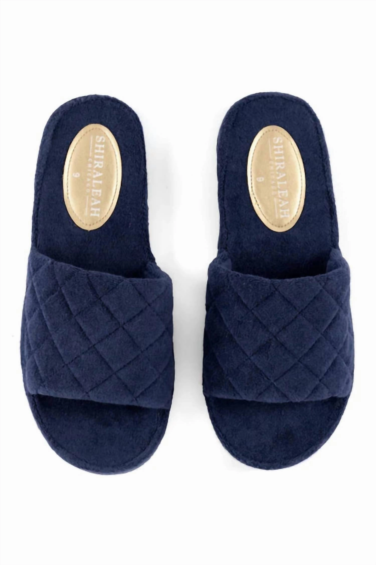 Smooth Sling Arch support Women's Terry Pool Slides In Navy
