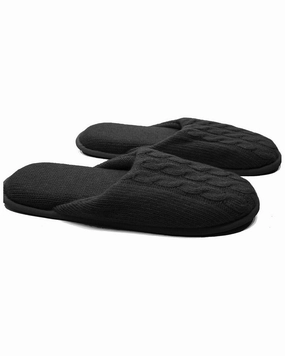 Basic Style Portolano Ladies Slippers With Cables