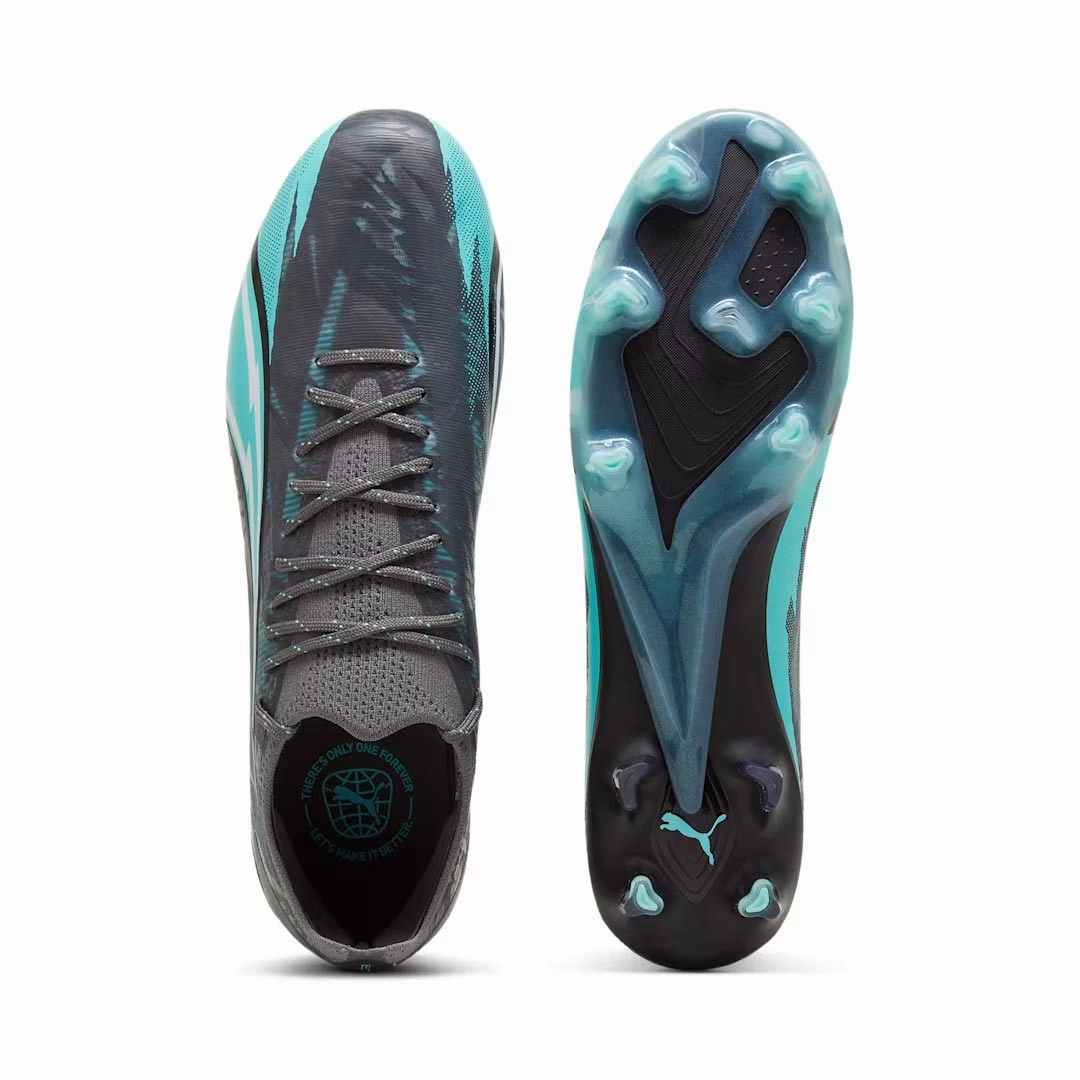 Puma - Men's Ultra Ultimate Rush Firm/Artificial Ground Soccer Cleats (107827 01) Running Lane Shock absorption