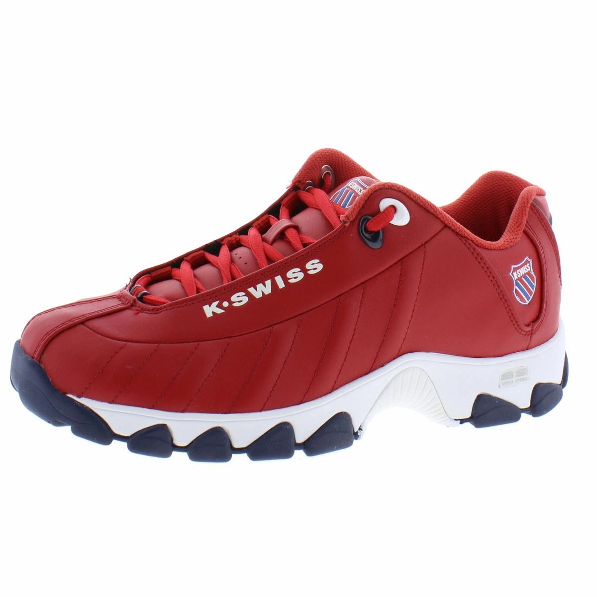 ST329 Heritage Mens Leather Low Top Sneakers heavy - duty running shoes