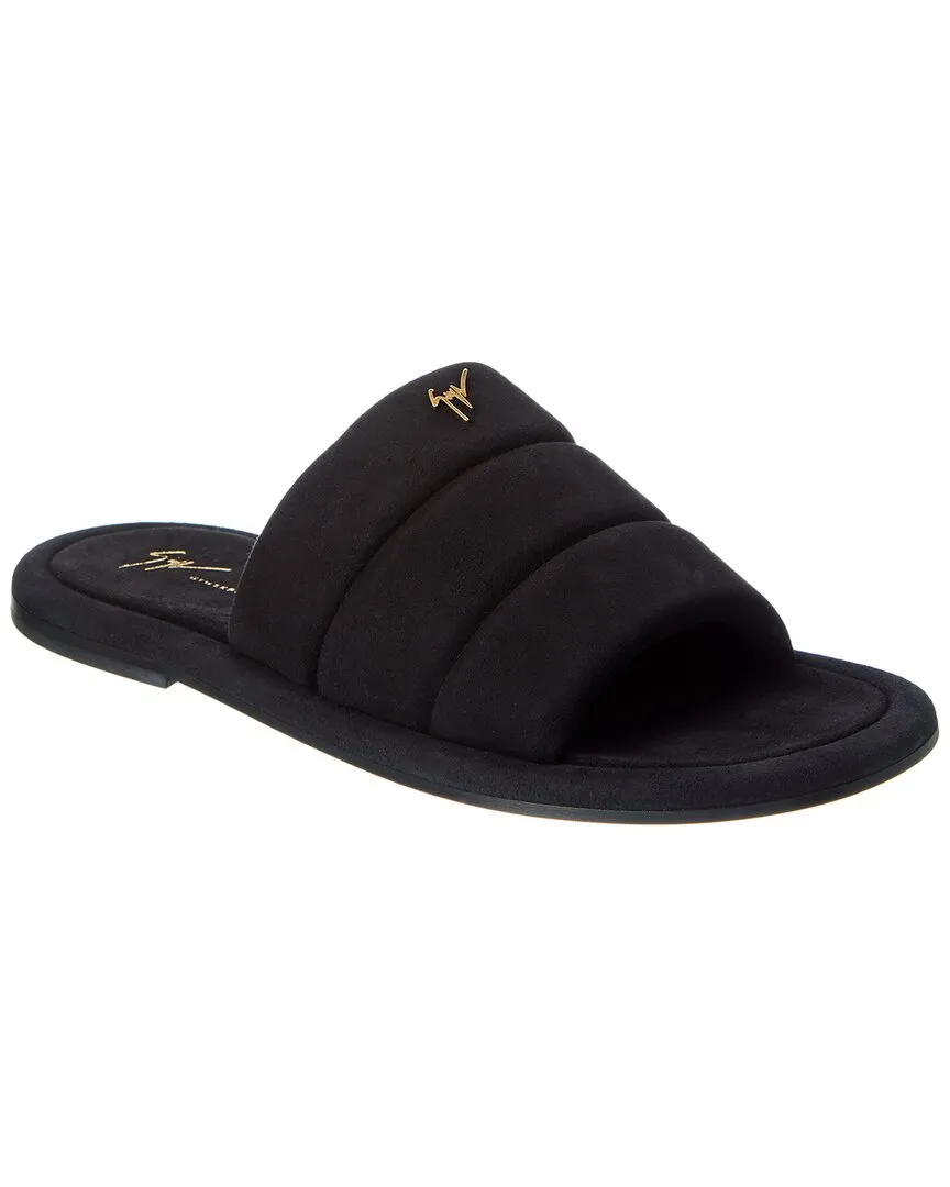 Giuseppe Zanotti Kanot 10 Suede Slide Practical Stylish