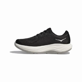 Hoka Mens Rincon 4 Running Shoes - Black/White Comfortable Experience