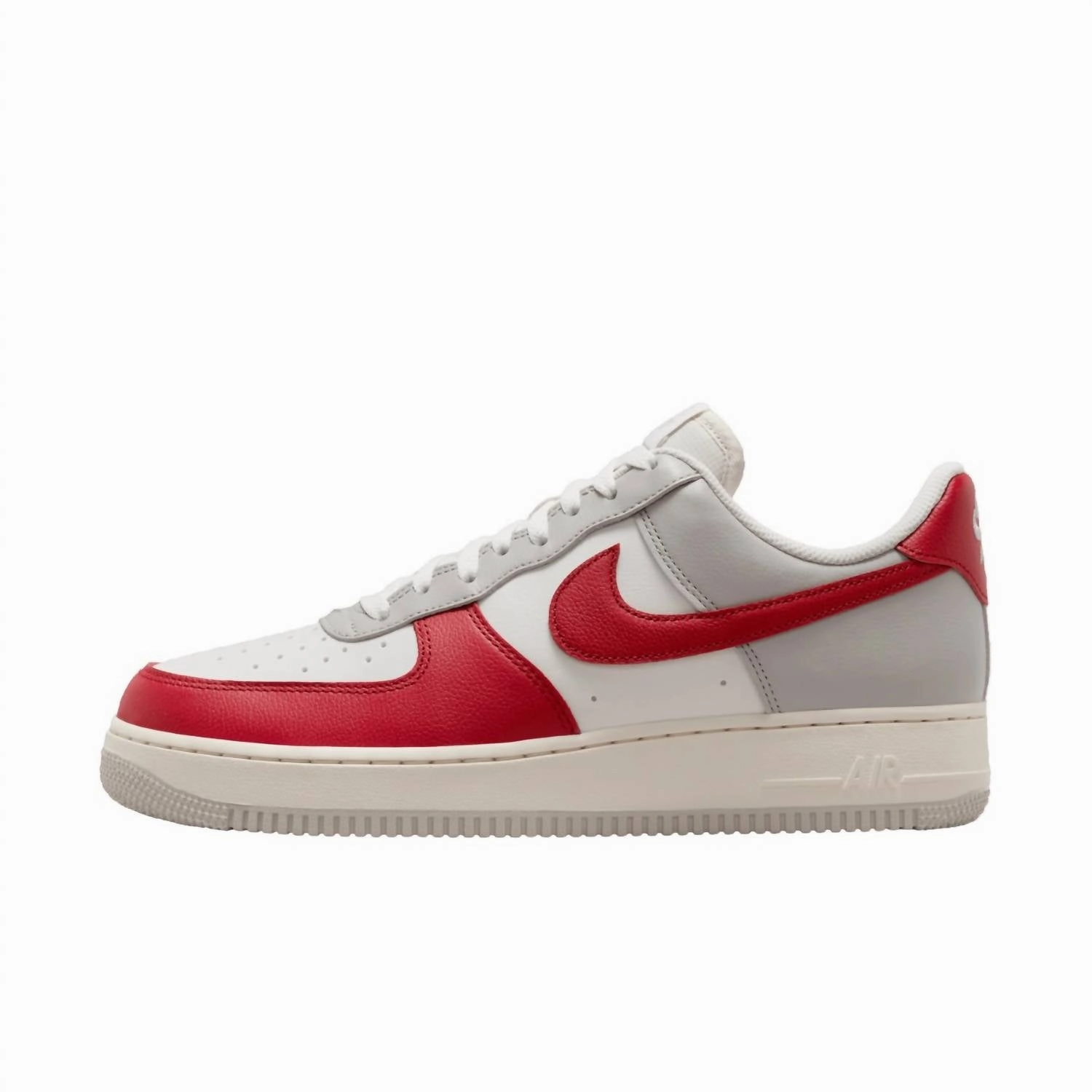 Men's Air Force 1 '07 Lv8 Shoes In Iron Ore/gym Red/pale Ivory unbranded running wear