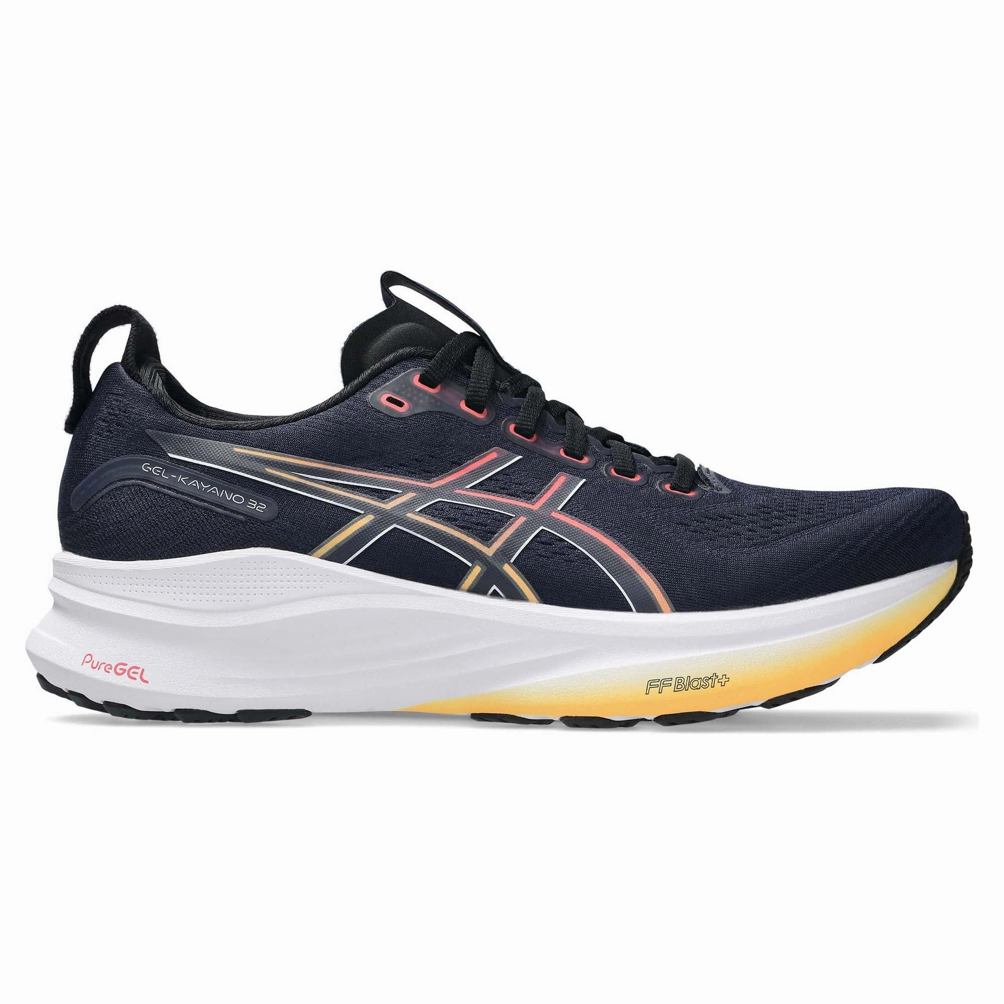 multi - directional - flexibility running in a tram station area shoes Gel-Kayano 32 Men's Running Shoes