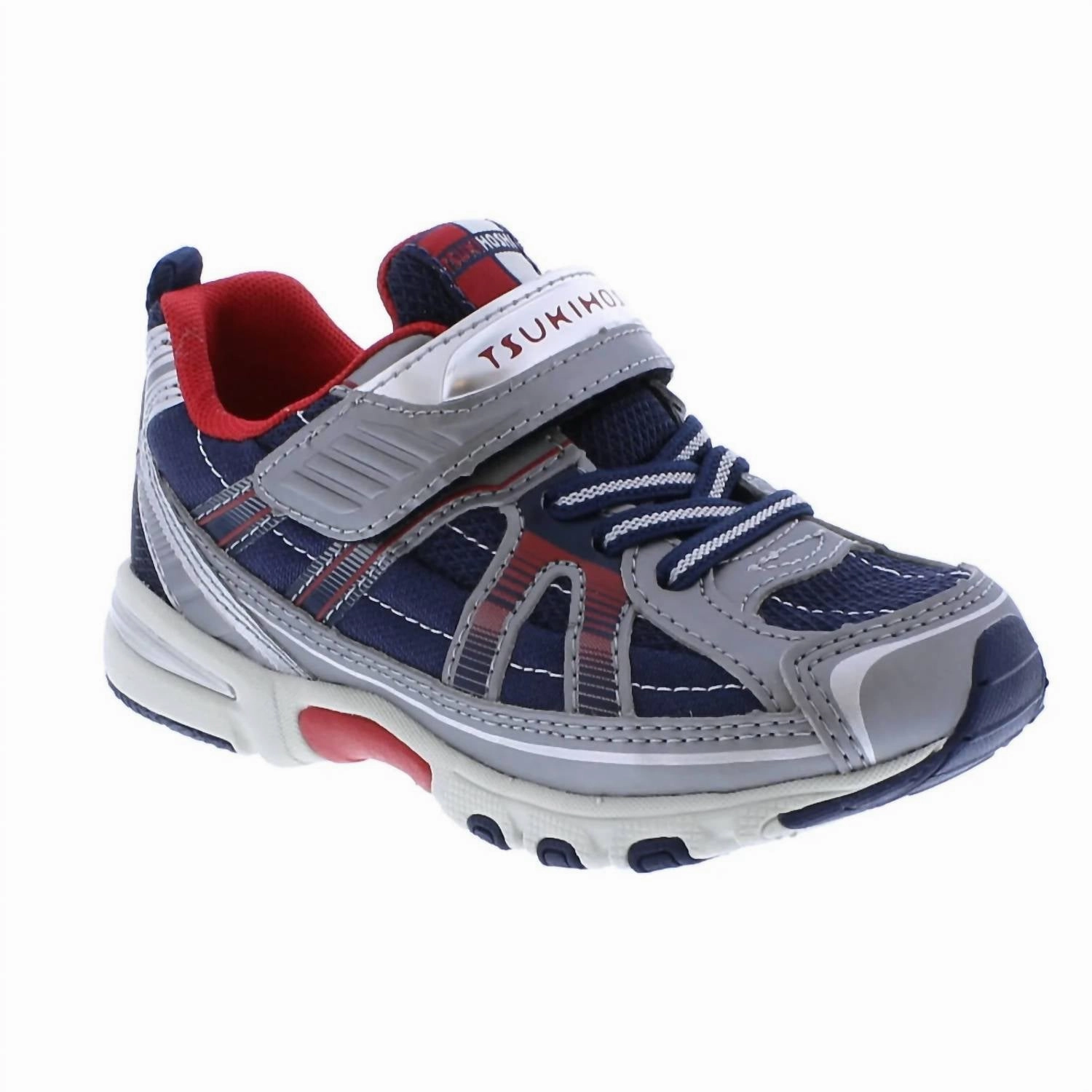 High Comfort Boy's Storm Sneakers In Steel/cobalt