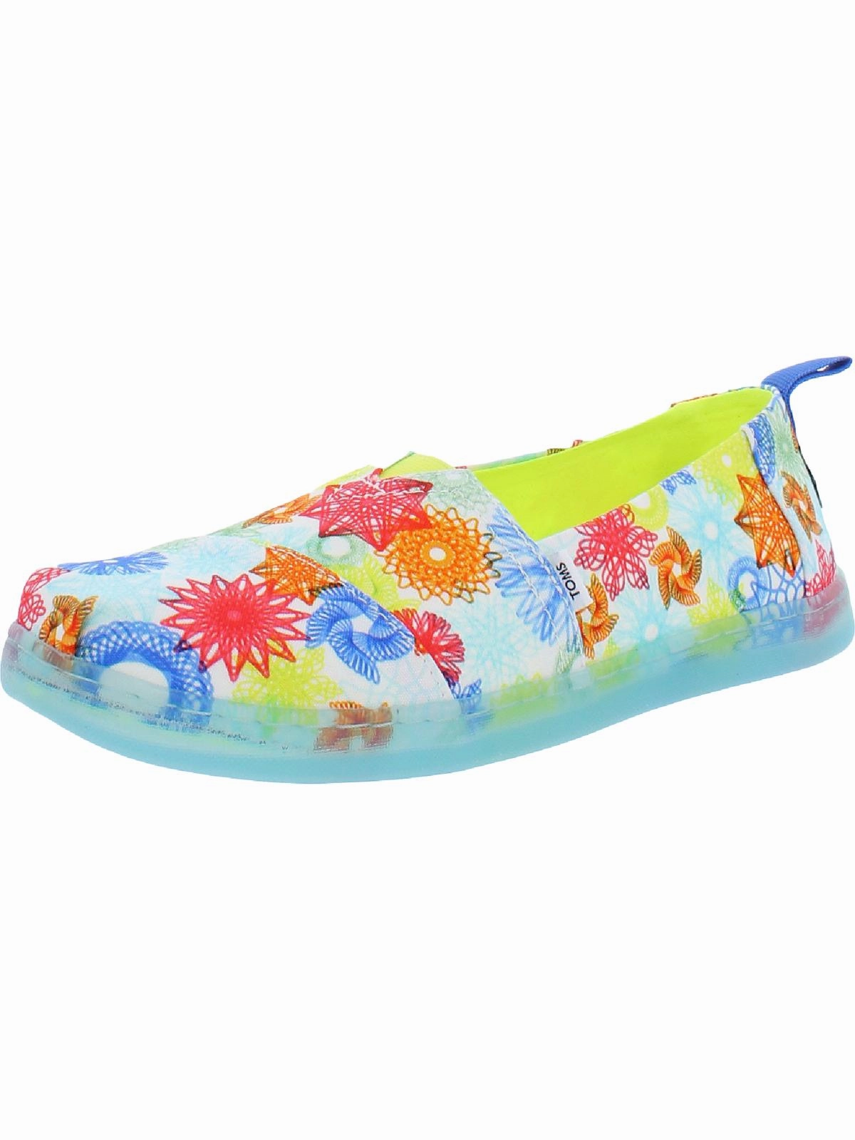 Alpargata Girls Flats Printed Slip-On Sneakers Timeless Feel Wedge Heel