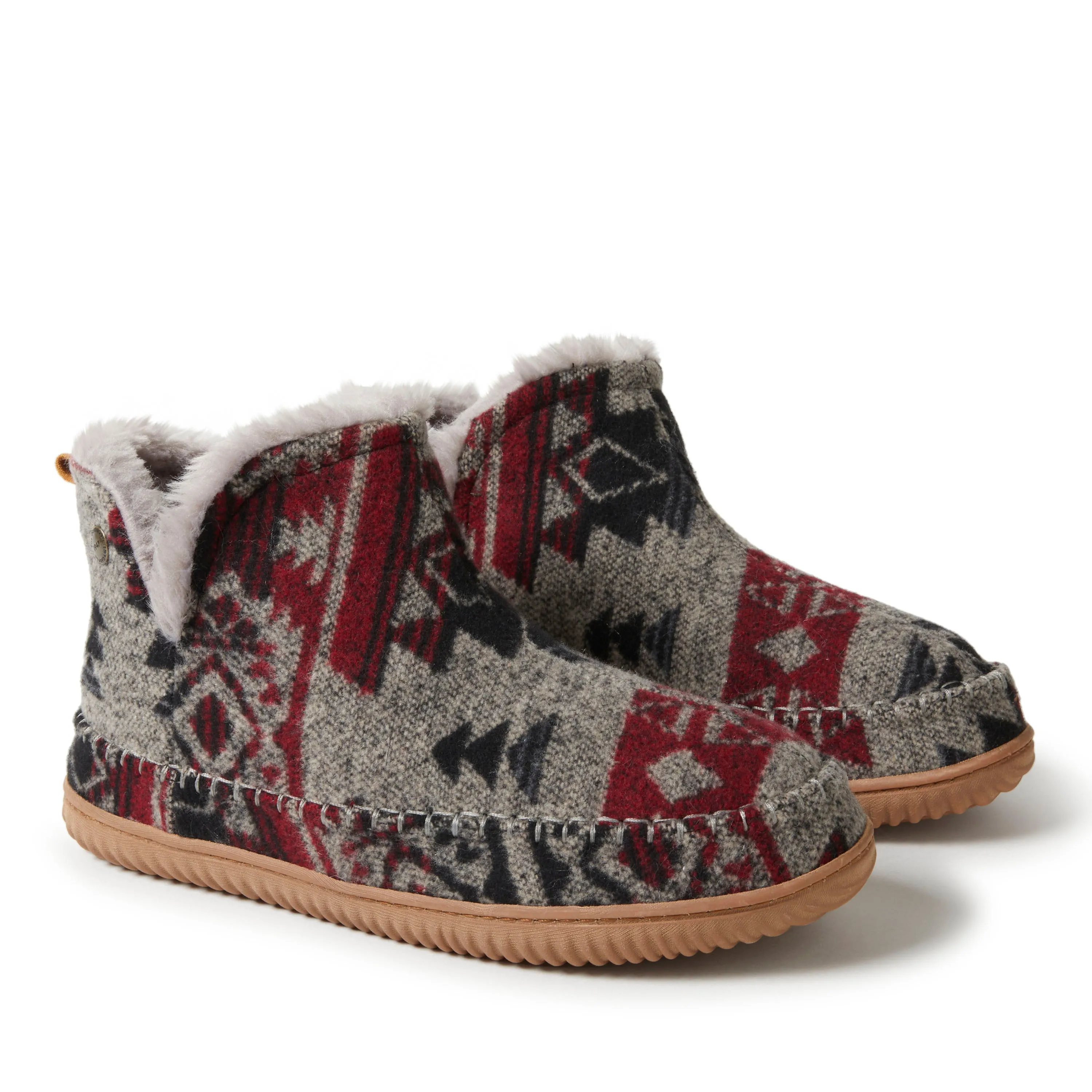 velcro Light Activity Alpine by Dearfoams Men??s Brixen Bootie Slipper