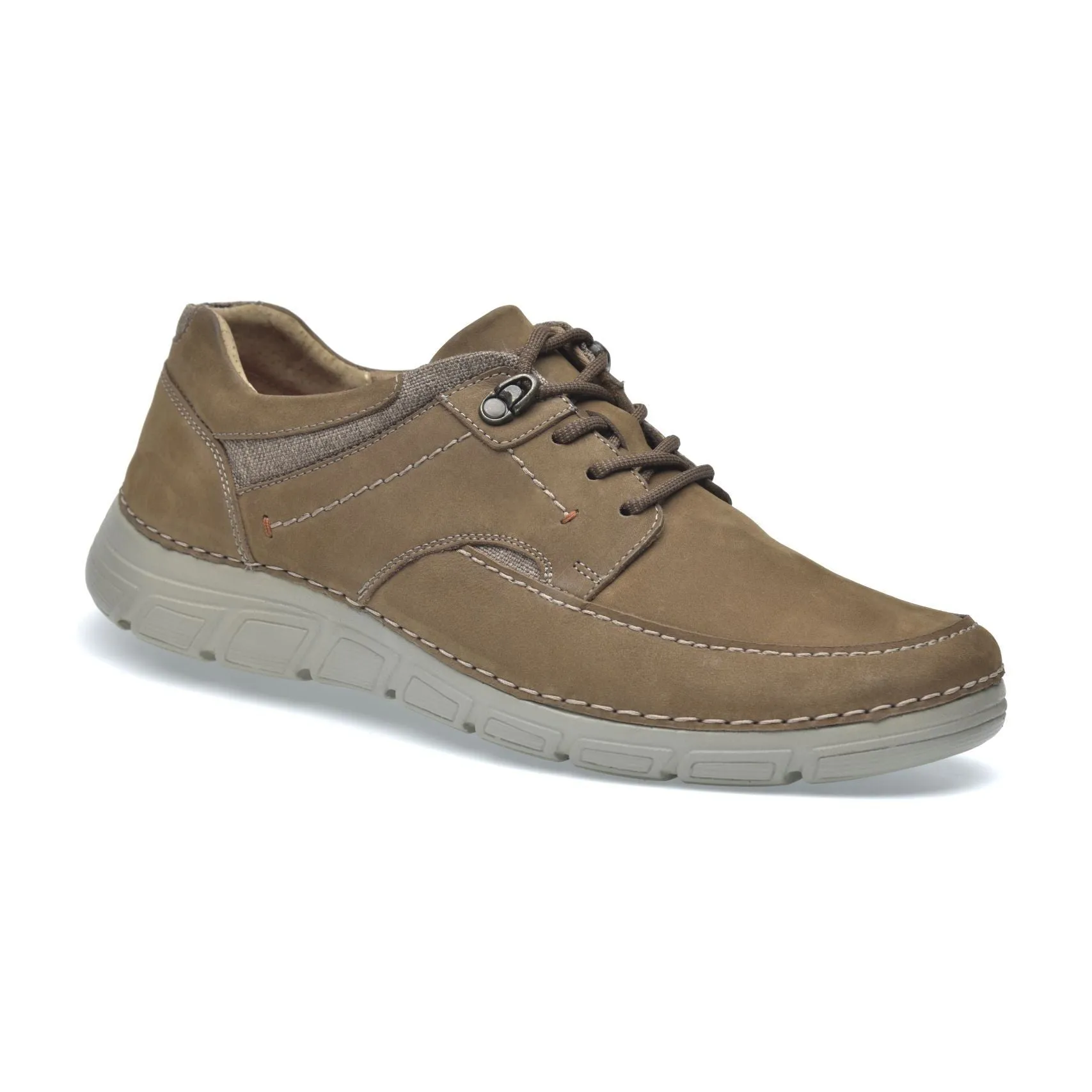 Matte Finish Office Ready Matte Finish Working Professional Men's Oxfords - Nubuck - Rock