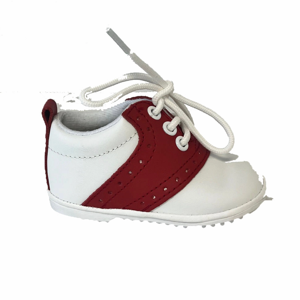 Ergonomic Fit Slide On Angel Unisex White | Red Shoes