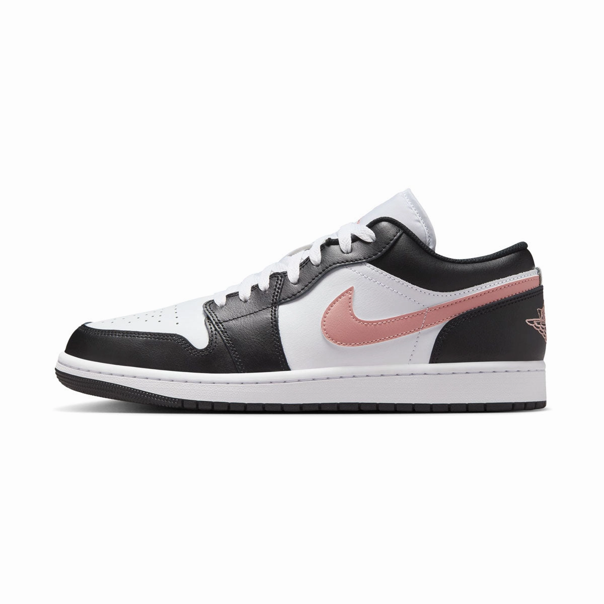 Air Jordan 1 Low 'Black Pink Rust' Men's Shoes Dark - colored