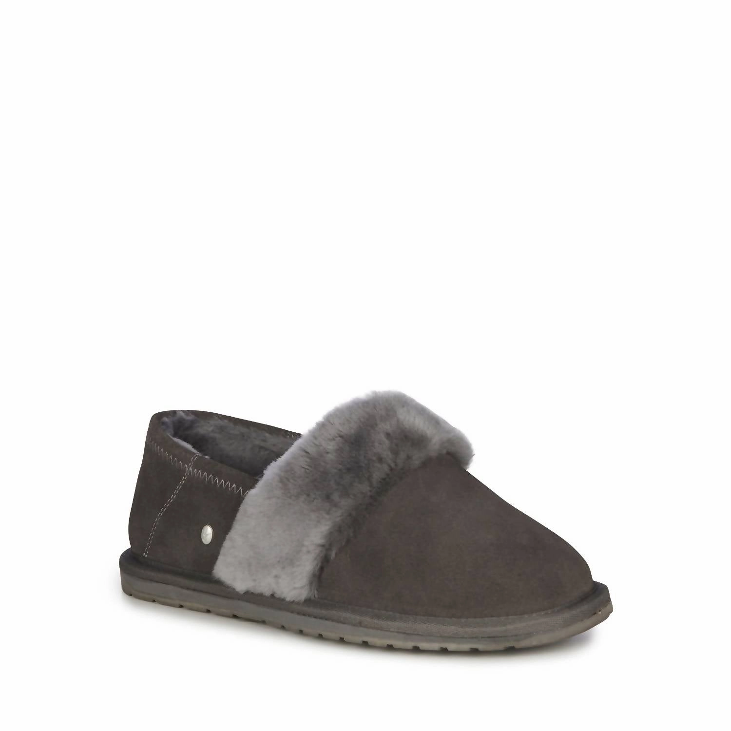 Women's Daydream Cali Slipper In Charcoal Comfort Balance Non   Skid