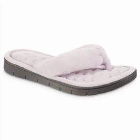 Women's Recycled Aster Thong Slipper In Thistle Padded Straps EVA Material