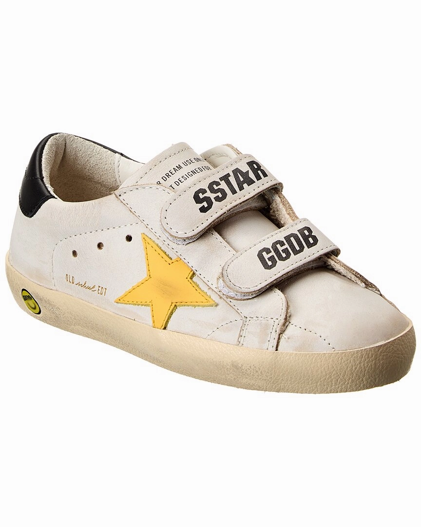 Square Toe Design Relax Step Golden Goose Old School Leather Sneaker