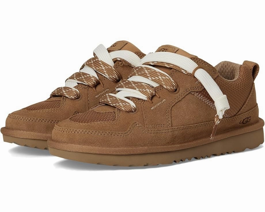 Beach Walking Ugg Lo Lowmel 1166490K-CHE Sneakers Kids Chestnut Suede Lifestyle Shoes GUG63