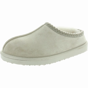 Outdoor Use SPARKS Womens Faux Fur Lined Faux Suede Scuff Slippers