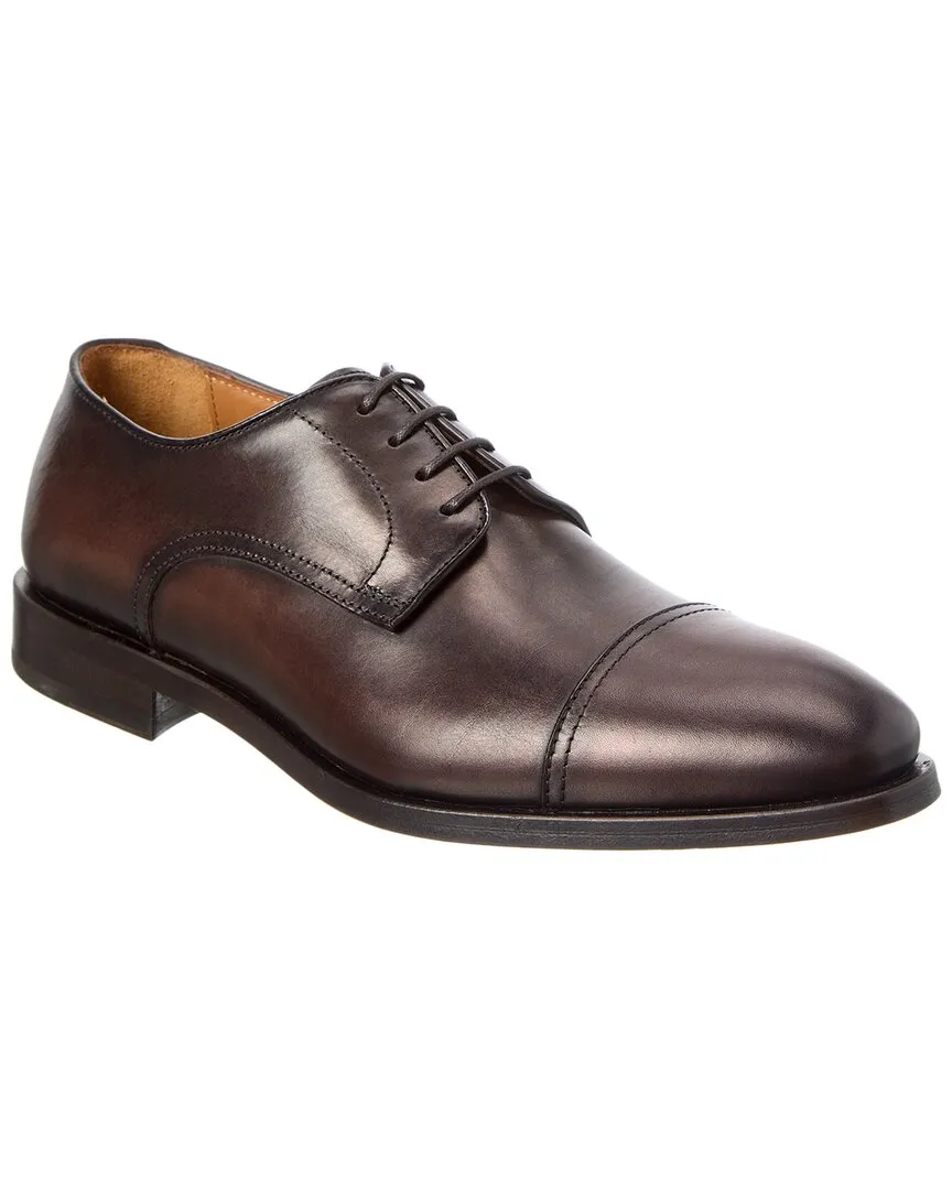 Antonio Maurizi Cap Toe Leather Oxford Flexible Construction