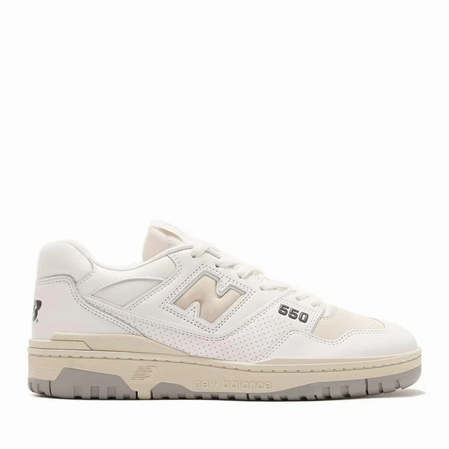 anti - slip New Balance 550 White / Grey  BB550PWG Men's