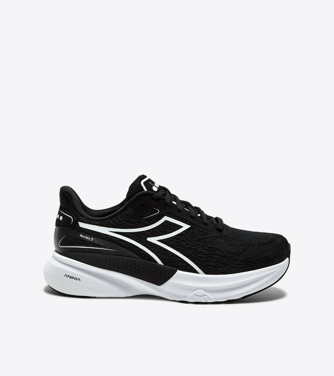 Men's Nucleo 2 Running Shoes In Black White running for speed shoes ergonomic running gear