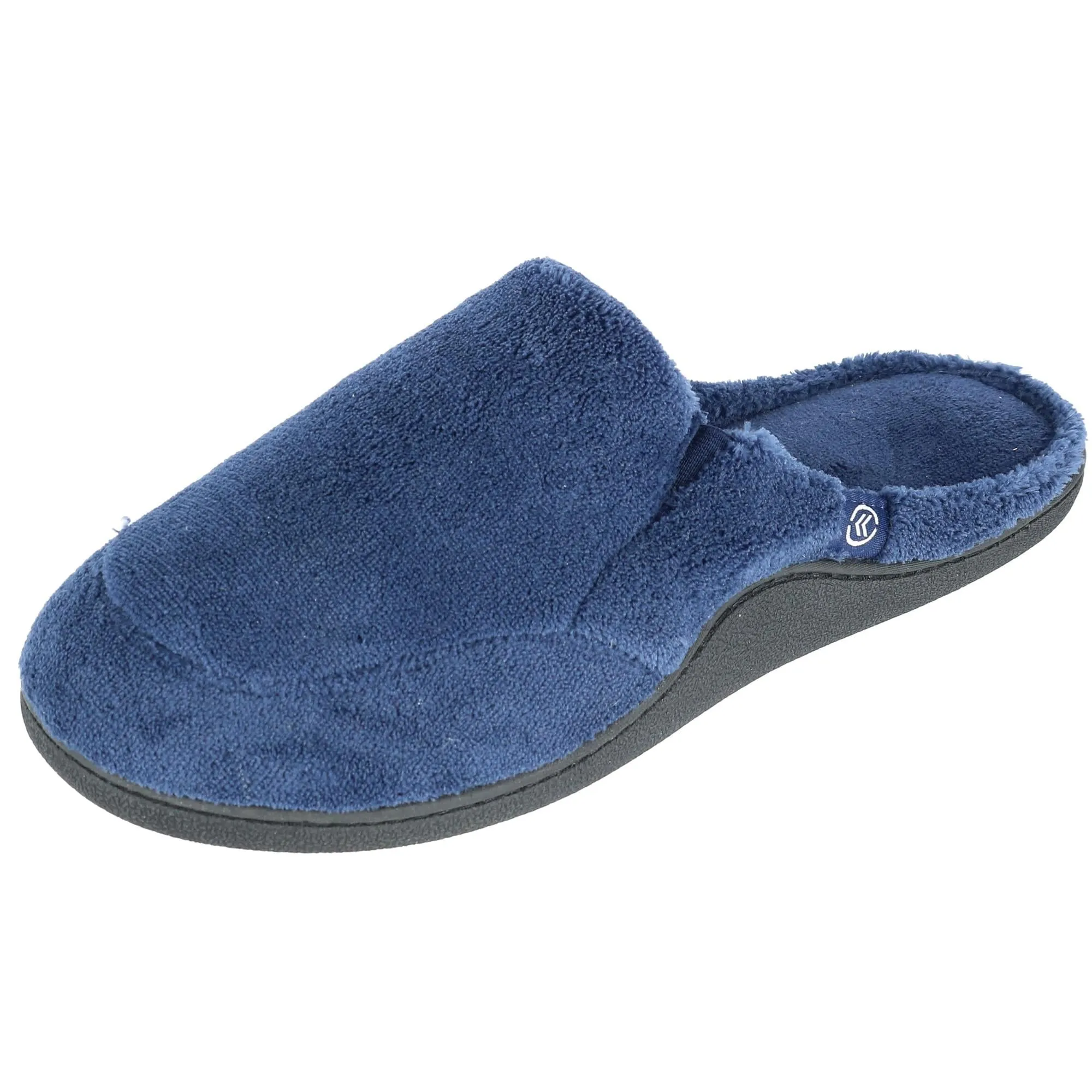 Light Motion Cool Texture Men's Microterry Open Back Clog Slippers