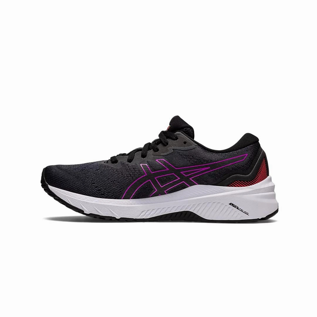 10k - running shoes solid colored shoes Asics - Women's GT-1000 11 Shoes (1012B197 003)