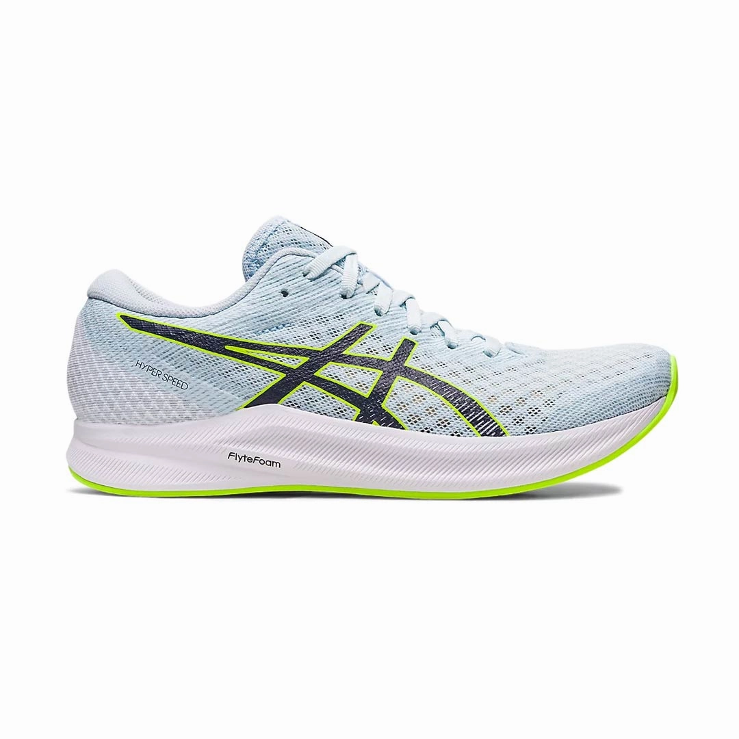 Asics - Women's Hyper Speed 2 Running Shoes (1012B321 402) running in a salt flat area shoes