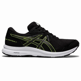 Elastic Asics Gel-Contend 7 1011B040-003 Sneakers Mens 11.5 Black Running Shoes EEE4278