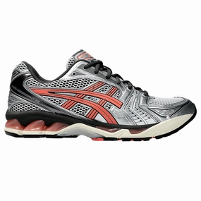 Asics Gel Kayano 14 White / Papaya  1203A740-101 Men's antimicrobial shoes