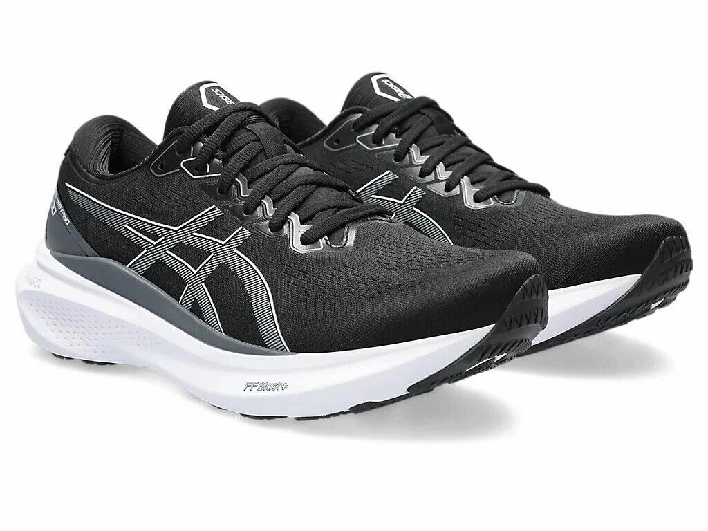 Asics Gel-Kayano 30 1011B548-002 Sneakers Men's Black White Running Shoes FD538 suede shoes budget - friendly running wear