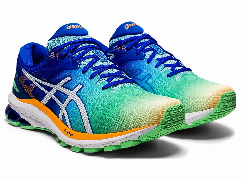 Asics GT-1000 10 1011B276.301 Sneakers Mens US 12.5 Multi Running Shoes EEE4054 running on uneven ground shoes all - season running shoes