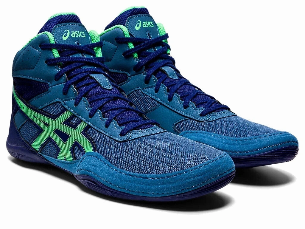 metatarsal - support - feature shoes Asics Matflex 6 1081A021-404 Sneakers Mens US 12 Blue Wrestling Shoes EEE4002