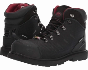 anti - odor shoe quality Adjustable Laces Avenger Work Boots Hammer CT Men's US 11 Black Waterproof Carbon Toe FZP591