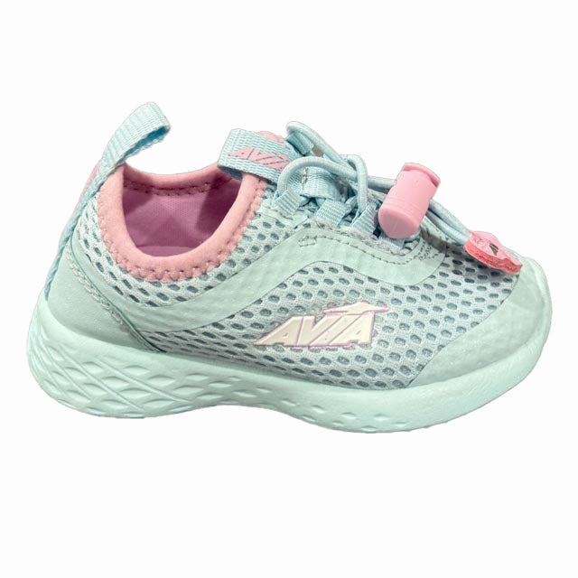 Clear Run Avia Girls Aqua Sneakers