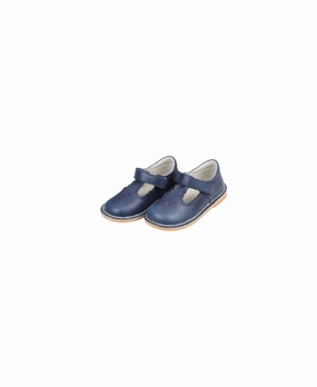 Internal Tasks Indoor Work Baby Girl Angie Scalloped Mary Jane Shoes In Navy