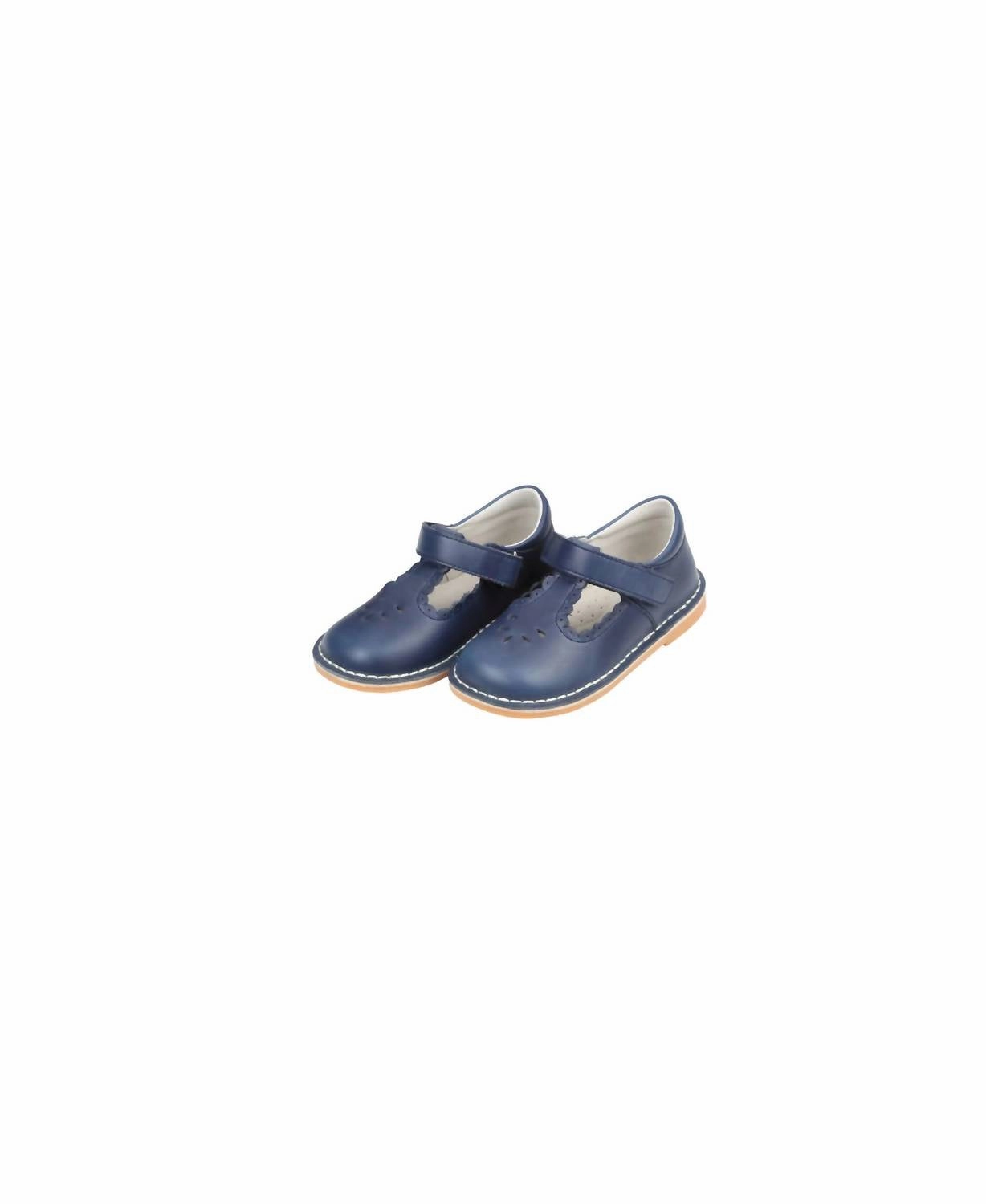 Internal Tasks Versatile Design Baby Girl Angie Scalloped Mary Jane Shoes In Navy